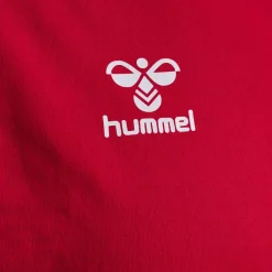 Hot Hummel DBU Fan Block LS Tee - Langærmet Fodbold T-Shirt Rød