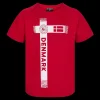 Outlet NY FORM DK T-shirt, Jr - Børne Danmarks T-Shirt Rød