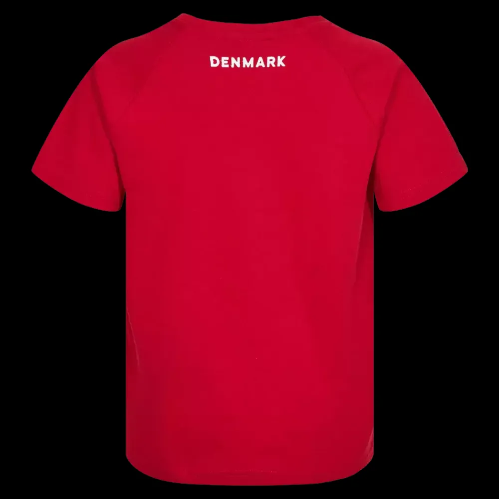 Outlet NY FORM DK T-shirt, Jr - Børne Danmarks T-Shirt Rød