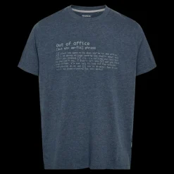 Outlet Nanok Edward 25, Sr - Herre T-shirt Blå