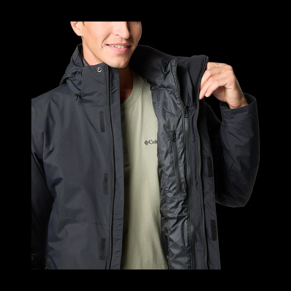 Clearance Columbia Element Blocker III 3in1 Jacket - Herre Vinterjakke Sort