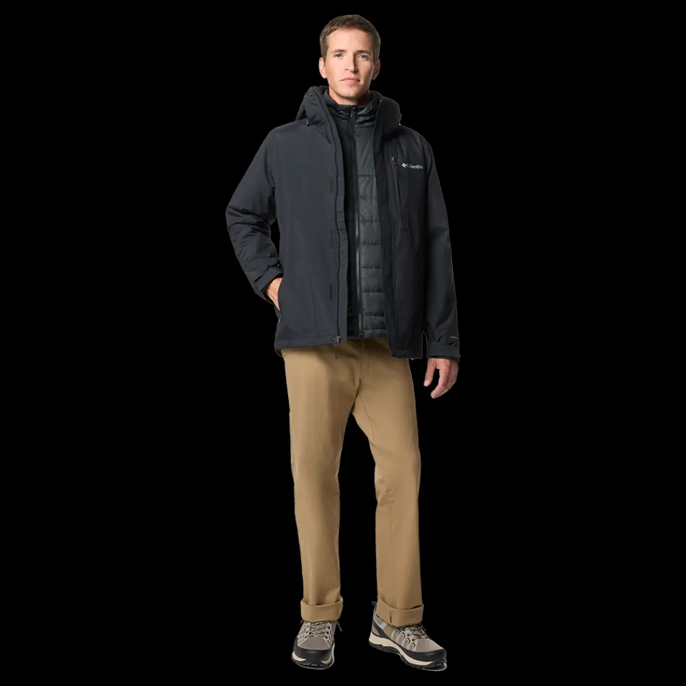 Clearance Columbia Element Blocker III 3in1 Jacket - Herre Vinterjakke Sort