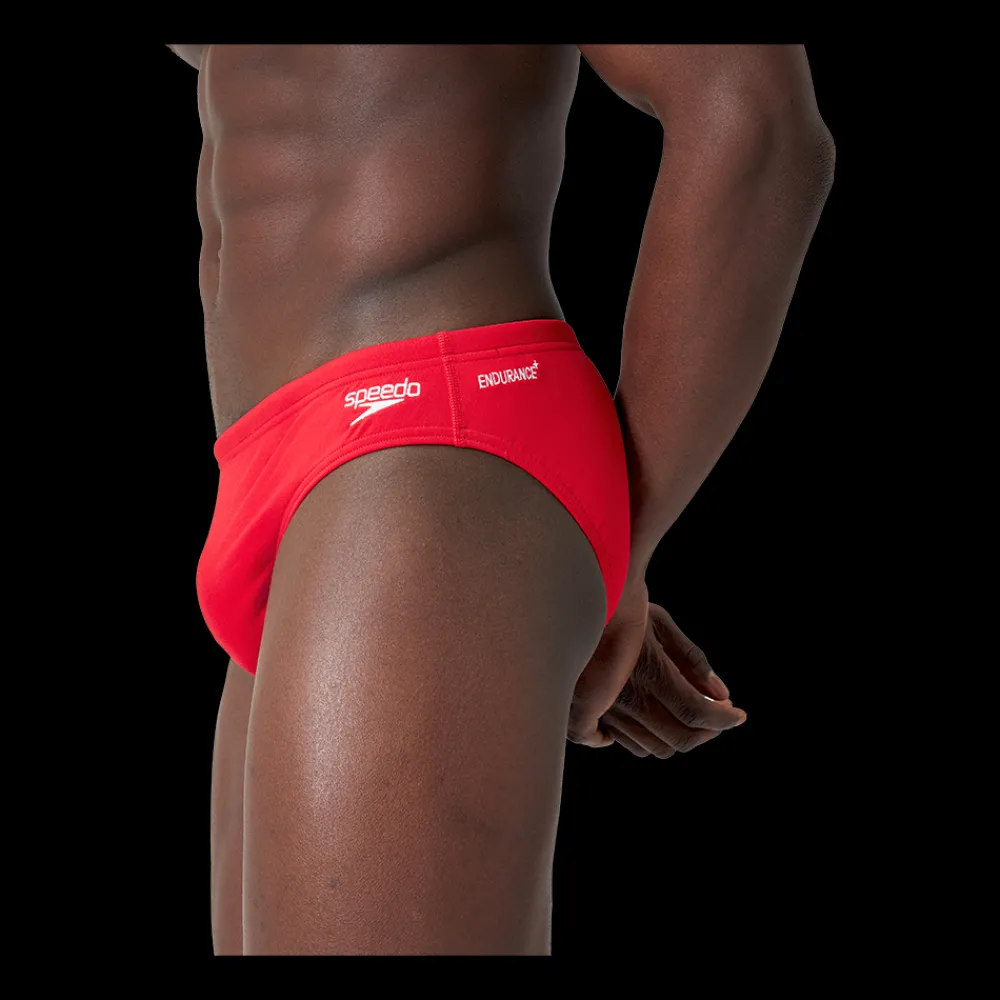 Sale Speedo Endurance 7" Briefs - Herre Badebuks Rød