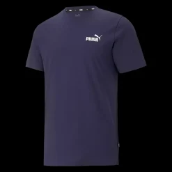 Online Puma Ess Small Logo Tee - Herre T-shirt Blå
