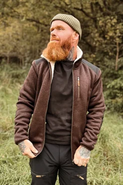 Clearance Nord Ferdinan Sr - Herre Fleecetrøje Brun