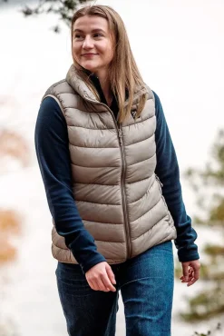 Clearance X-Trail Fiber Vest, W - Dame Vest Sand