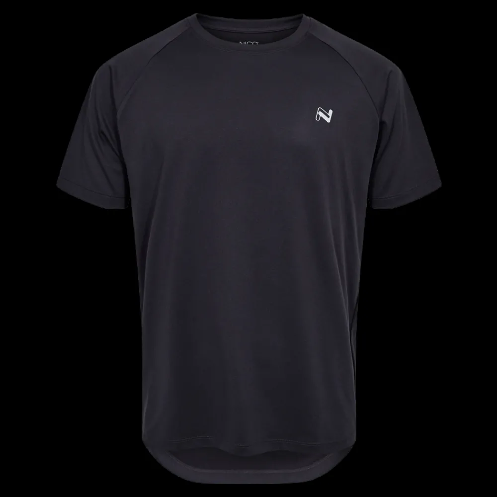 Outlet Nico Fritz 25, Sr - Herre Fitness T-shirt Sort