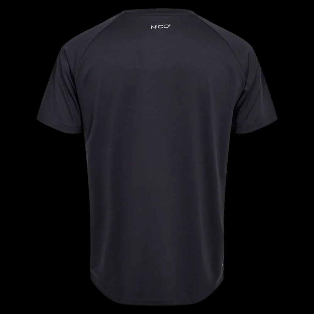 Outlet Nico Fritz 25, Sr - Herre Fitness T-shirt Sort