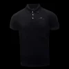 Online 2117 of Sweden Froseke Tech Polo - Herre Polo T-Shirt Sort
