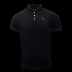 Online 2117 of Sweden Froseke Tech Polo - Herre Polo T-Shirt Sort