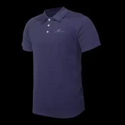 Hot 2117 of Sweden Froseke Tech Polo - Herre Polo T-Shirt Blå