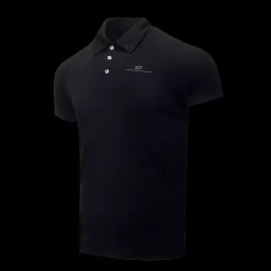 Online 2117 of Sweden Froseke Tech Polo - Herre Polo T-Shirt Sort