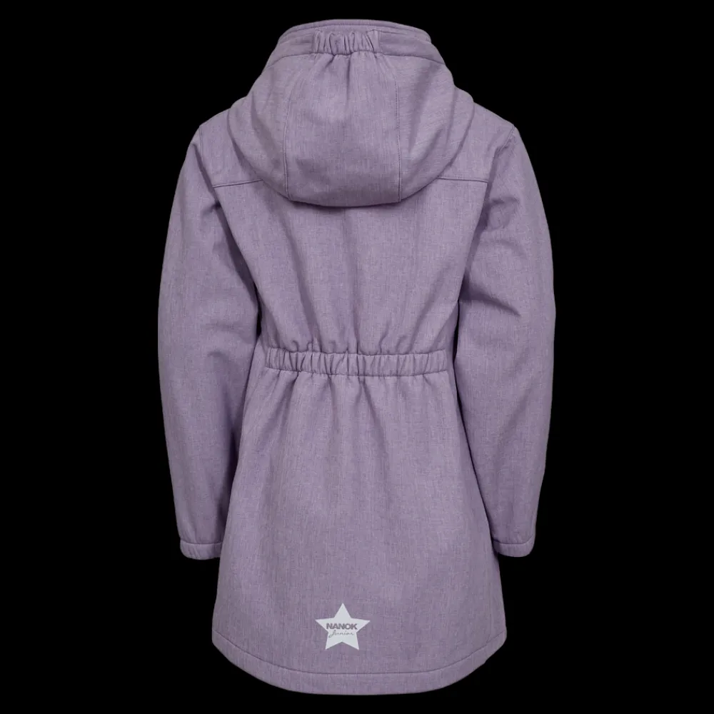 Outlet Nanok Ganika 25, Jr - Pige Softshell Jakke Lilla