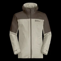 Best Jack Wolfskin Glaabach 3in1 Jacket - Herre Vinterjakke Grøn