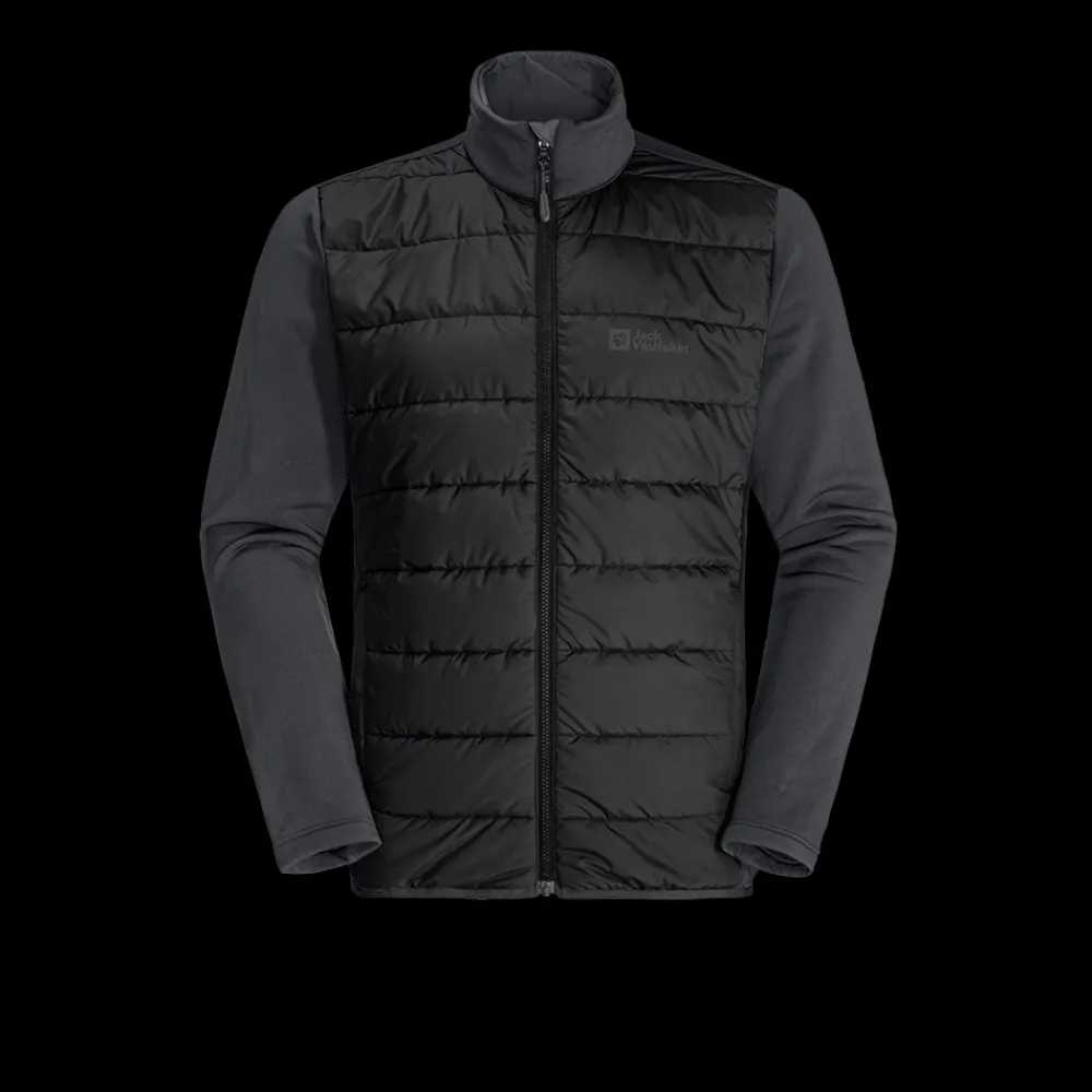 Clearance Jack Wolfskin Glaabach 3in1 Jacket - Herre Vinterjakke Sort