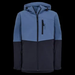 Clearance Nanok Guy 25, Jr - Børne Softshell Jakke Blå