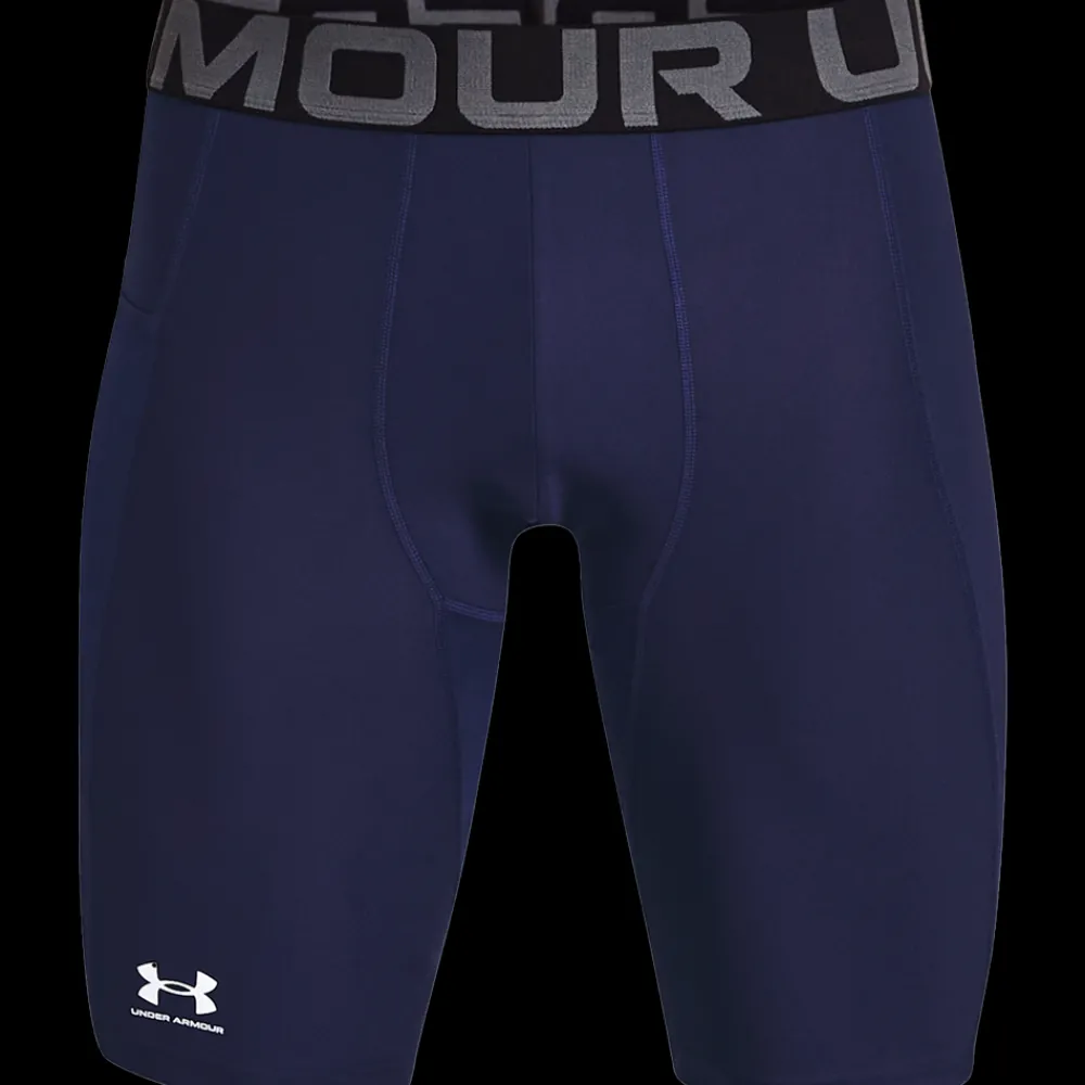 Outlet Under Armour HeatGear Armour Long Shorts - Herre Sportsundertøj Blå