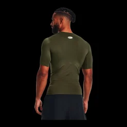 New Under Armour HeatGear Short Sleeve - Herre Sportsundertøj Army