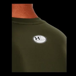 New Under Armour HeatGear Short Sleeve - Herre Sportsundertøj Army