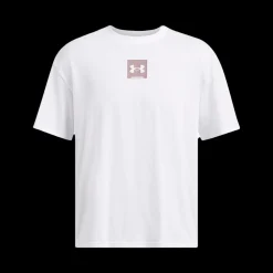 Clearance Under Armour HW OS Sm Box - Herre T-Shirt Hvid