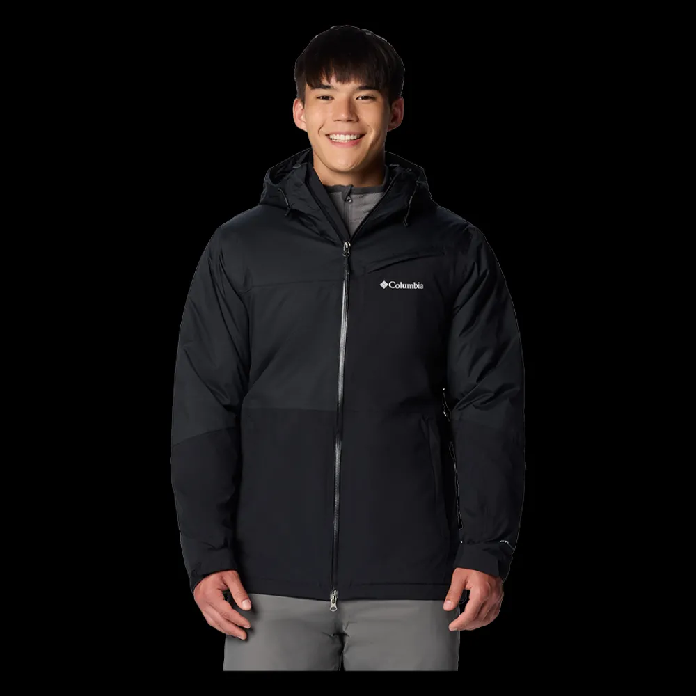 Discount Columbia Iceberg Point II Jacket - Herre Ski- og Vinterjakke Sort