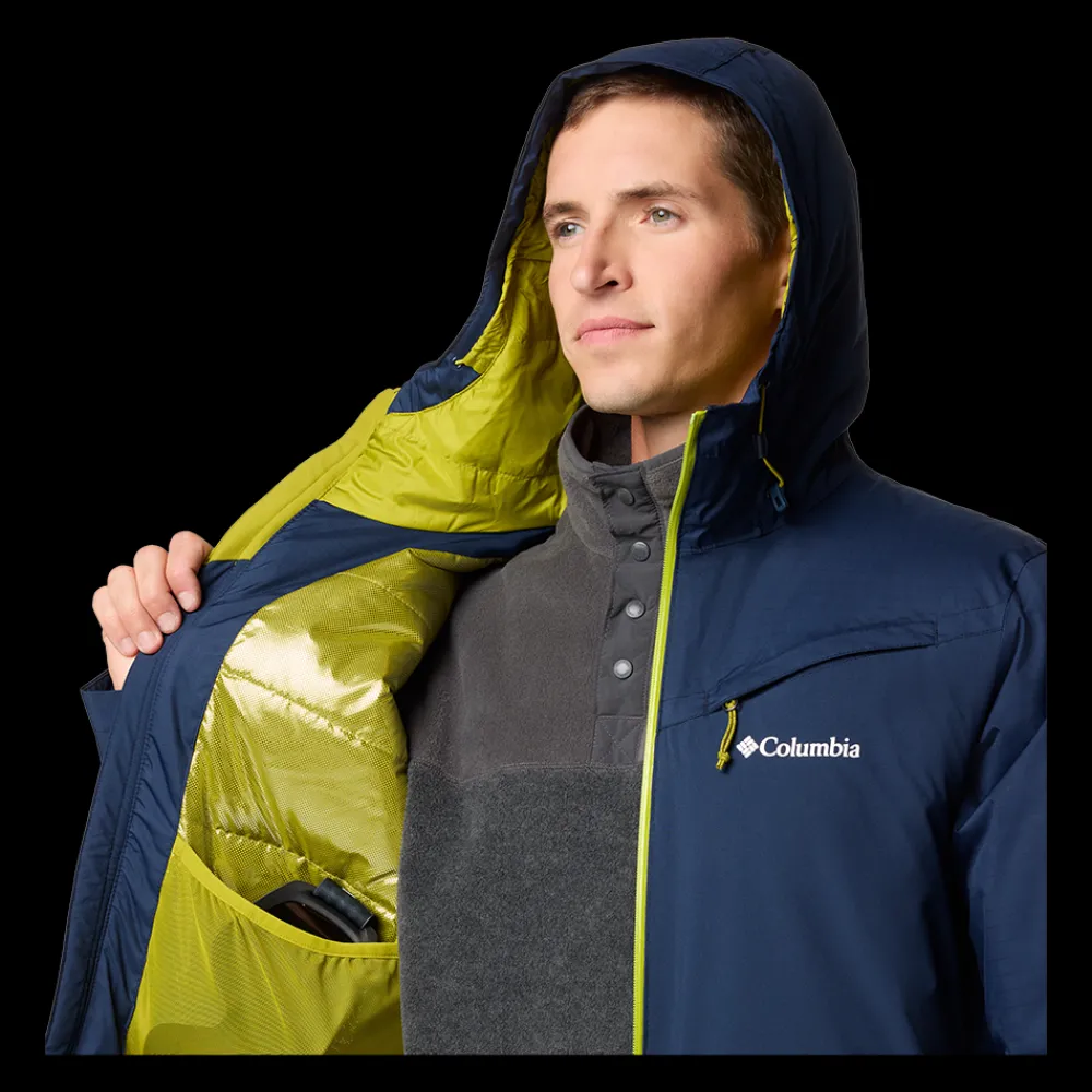 Discount Columbia Iceberg Point II Jacket - Herre Ski- og Vinterjakke Blå