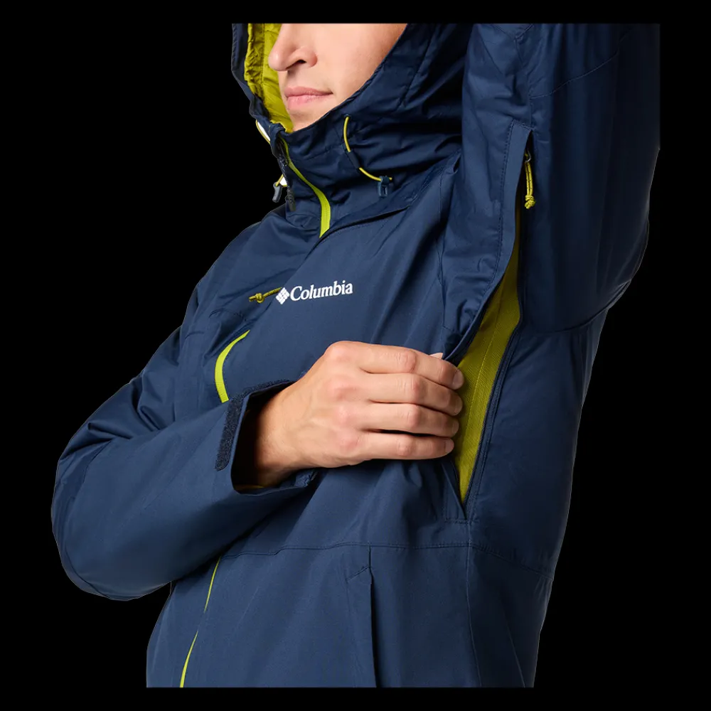 Discount Columbia Iceberg Point II Jacket - Herre Ski- og Vinterjakke Blå