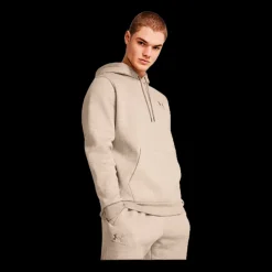 Best Under Armour Icon Sweat FL - Herre Sweatshirt Sand