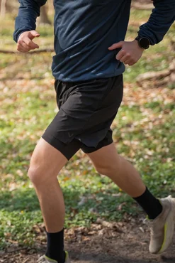 Online Nico 2 in 1 Shorts 25, Sr - Herre Træningsshorts Sort