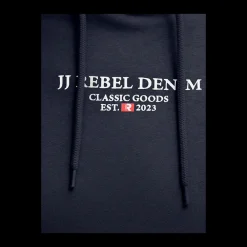 Hot JJ REBEL Jeans Rebel Print Sweat Hood - Herre Sweatshirt Blå