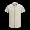 Hot JJ REBEL Moss Sunny Shirt - Herre Skjorte Sand