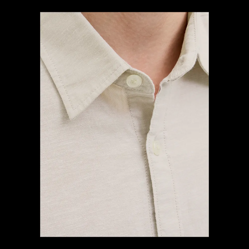 Hot JJ REBEL Moss Sunny Shirt - Herre Skjorte Sand