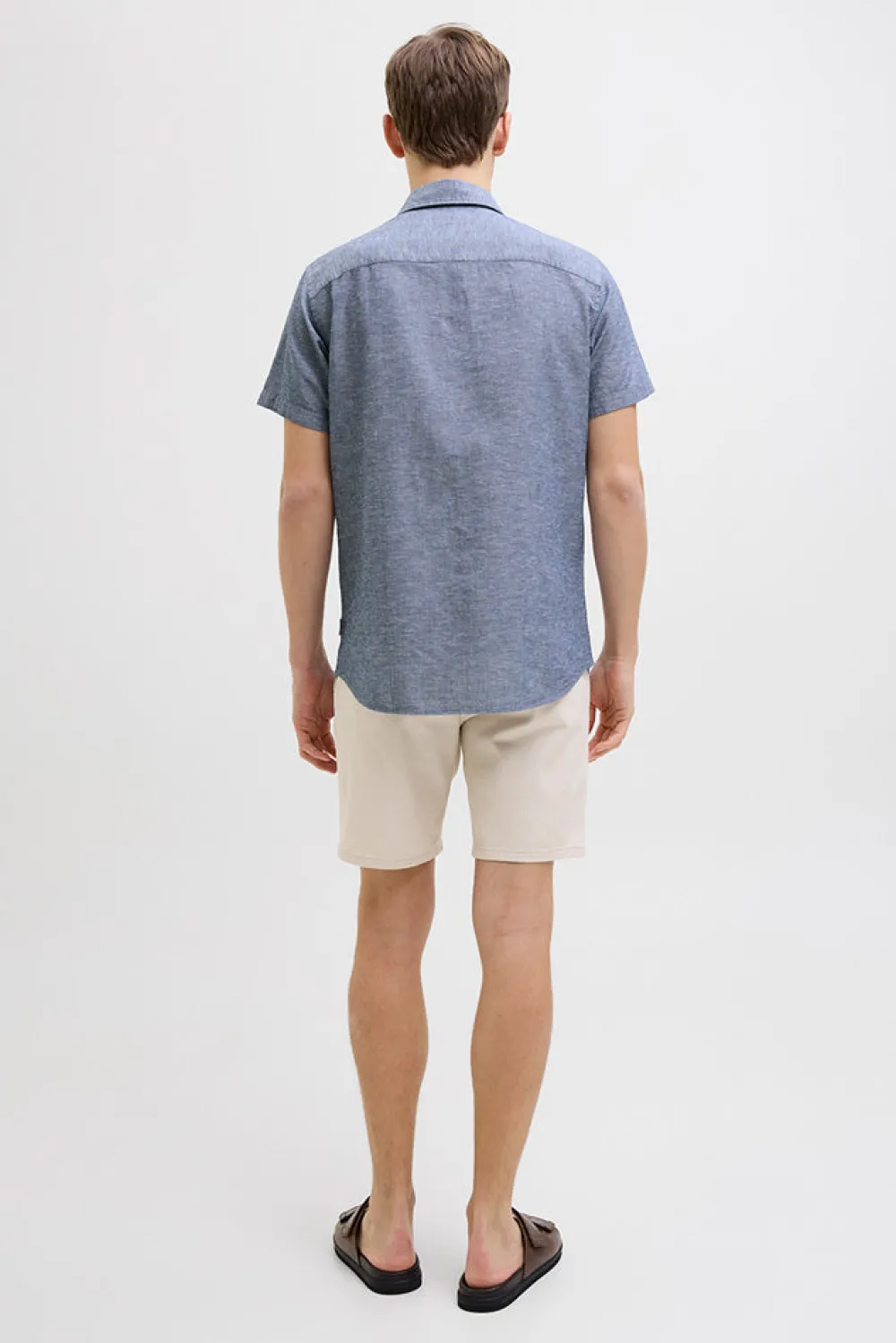 Fashion JJ REBEL Moss Sunny Shirt - Herre Skjorte Blå