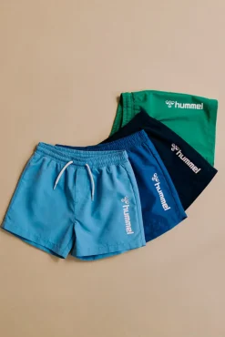Clearance Hummel Jr Bondi Board Shorts - Børne Badeshorts Blå