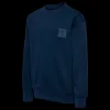 Online Hummel Jr Clean Crew Sweat - Børne Sweatshirt Blå