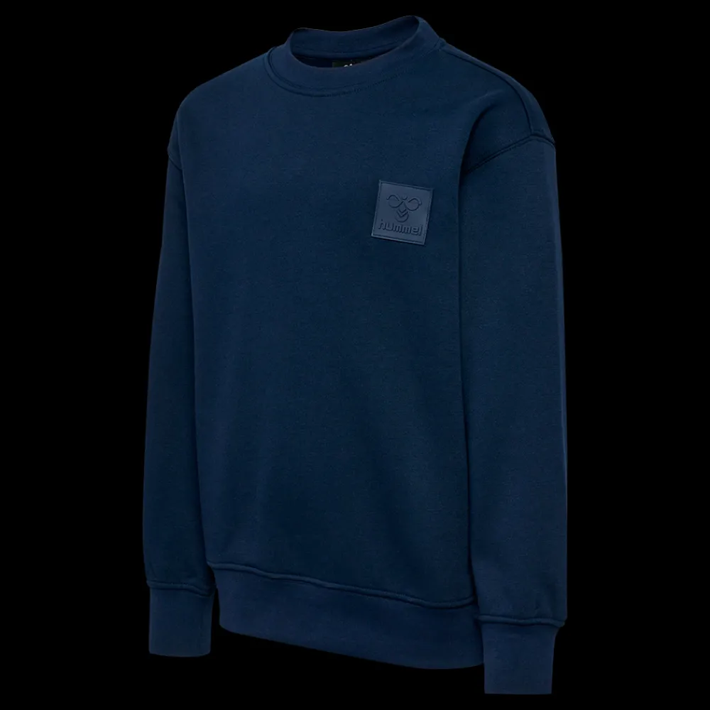Online Hummel Jr Clean Crew Sweat - Børne Sweatshirt Blå