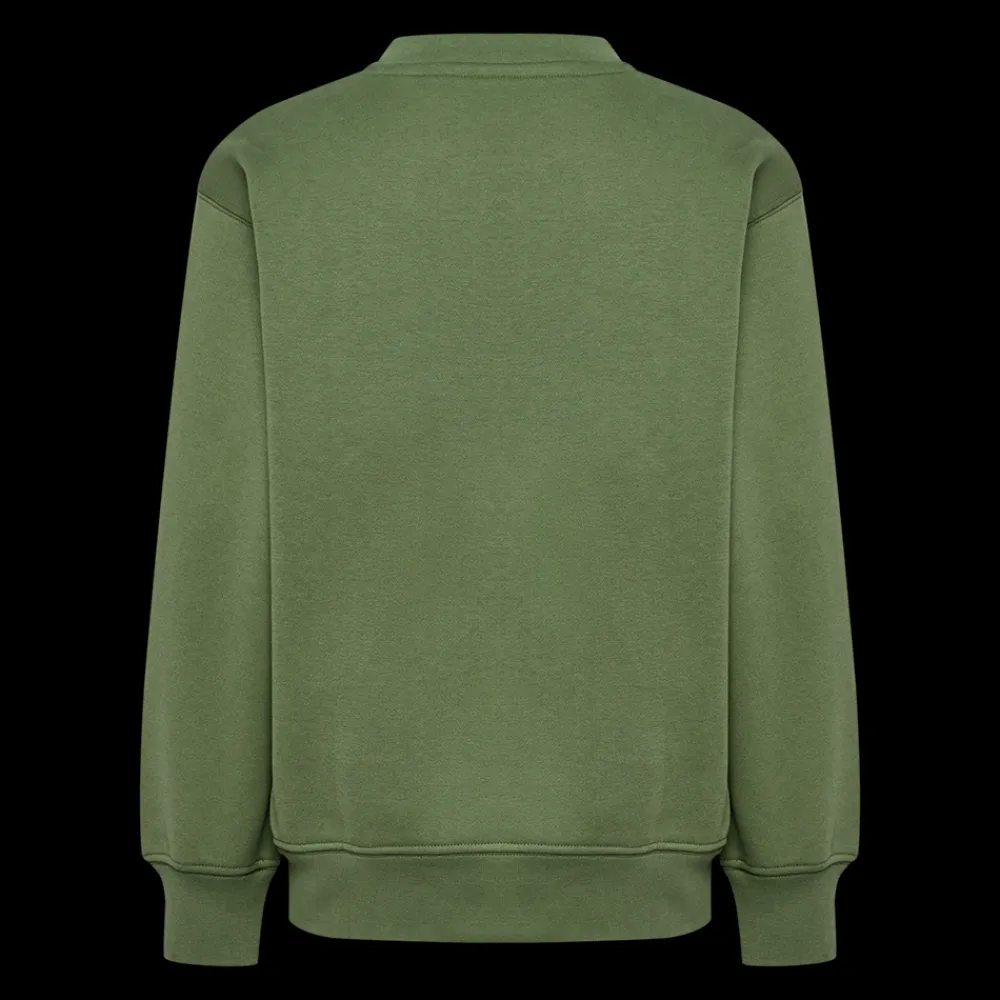 Online Hummel Jr Clean Crew Sweat - Børne Sweatshirt Grøn