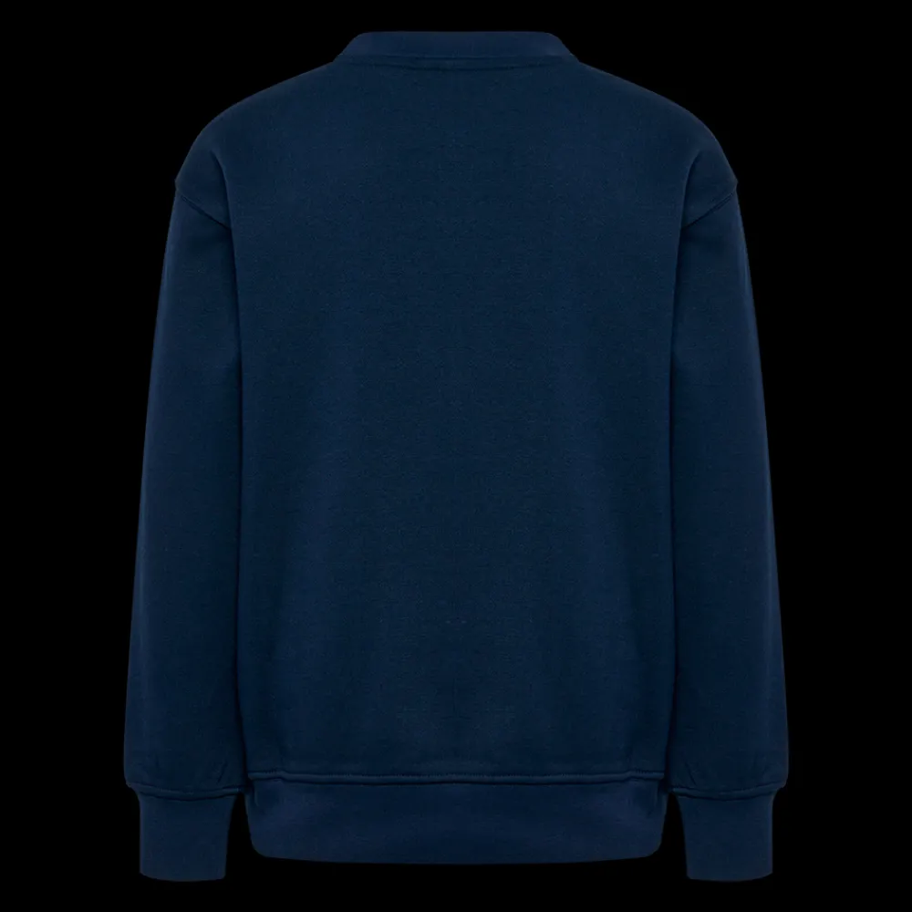 Online Hummel Jr Clean Crew Sweat - Børne Sweatshirt Blå