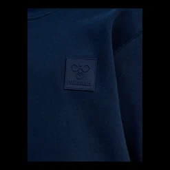 Online Hummel Jr Clean Crew Sweat - Børne Sweatshirt Blå