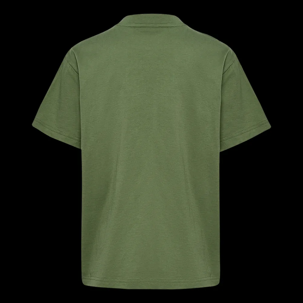 New Hummel Jr Clean T-Shirt - Børne T-Shirt Grøn