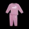 New Puma Jr Crew Jogger - Børne Joggingsæt Pink