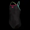 Best Arena Jr Drop Solid Suit - Pige Badedragt Sort