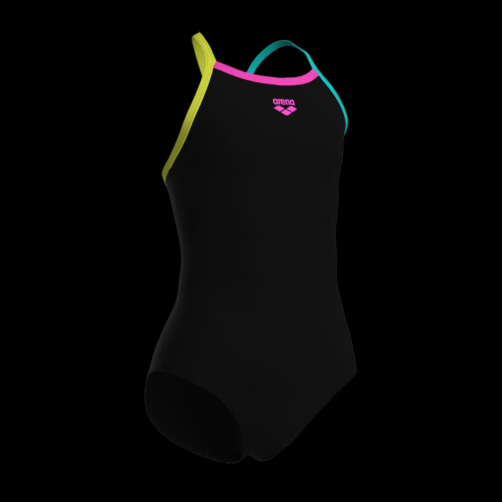 Best Arena Jr Drop Solid Suit - Pige Badedragt Sort