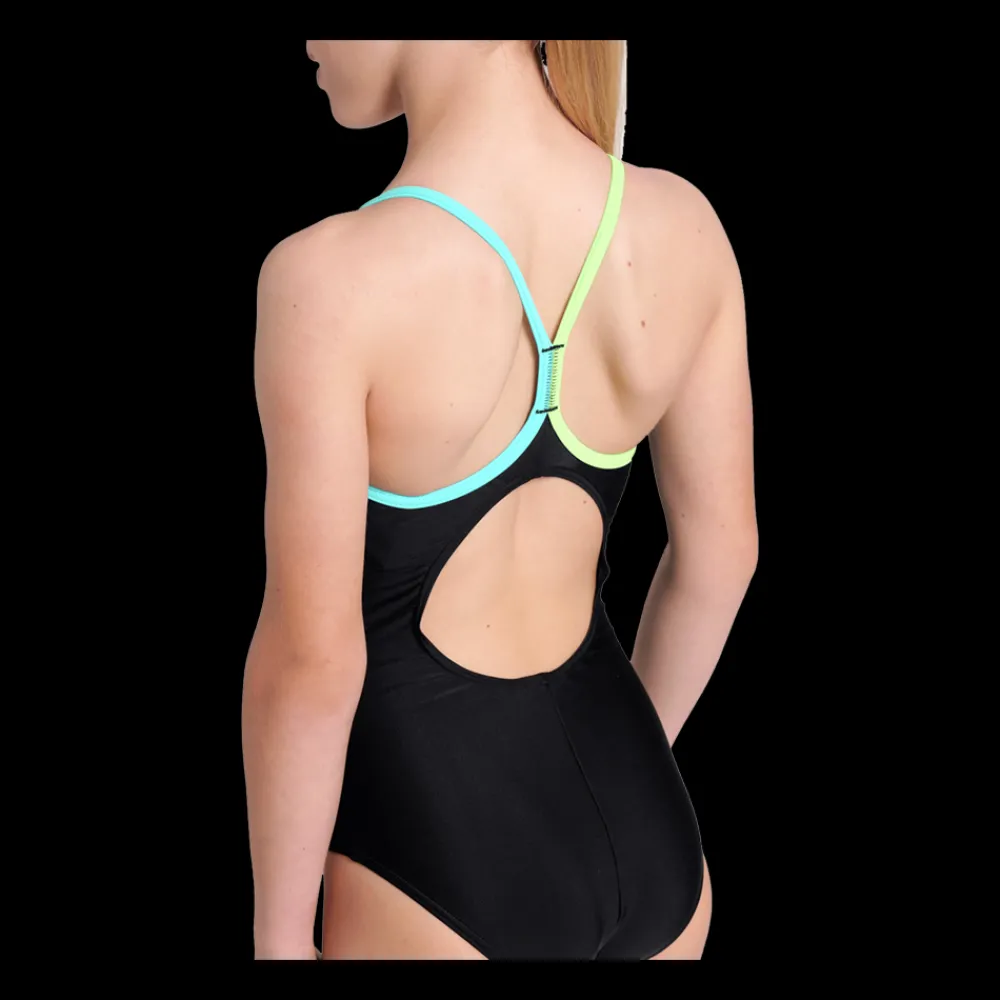 Best Arena Jr Drop Solid Suit - Pige Badedragt Sort