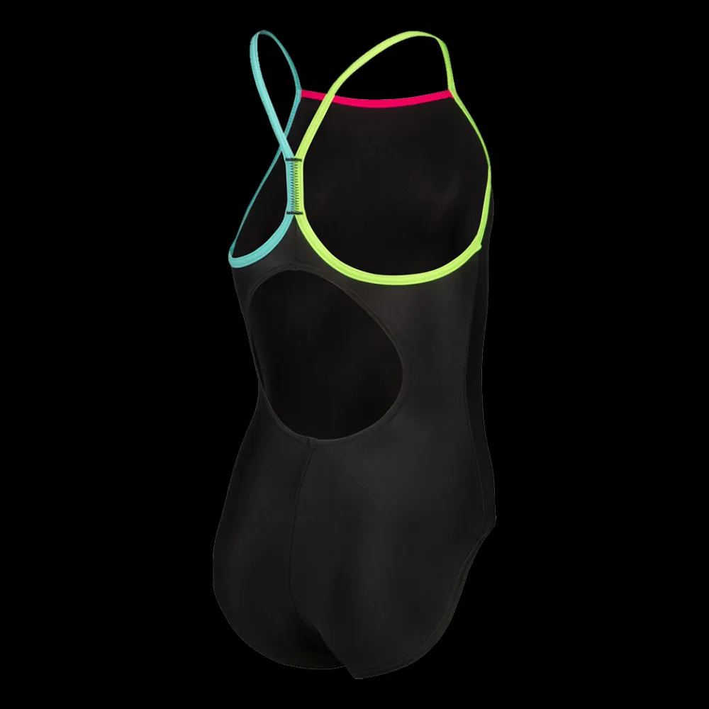 Best Arena Jr Drop Solid Suit - Pige Badedragt Sort