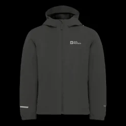 New Jack Wolfskin Jr Flaze Jacket - Børne Funktionsjakke Sort