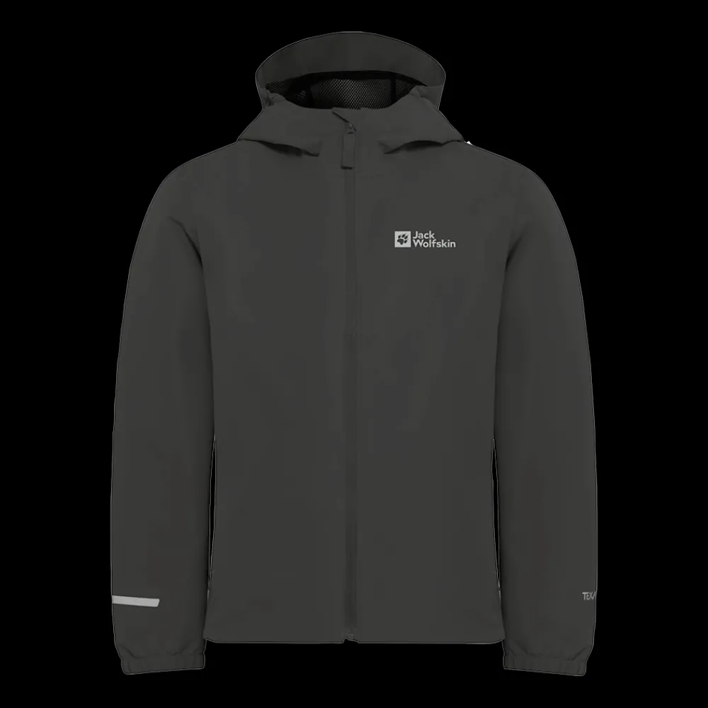 New Jack Wolfskin Jr Flaze Jacket - Børne Funktionsjakke Sort