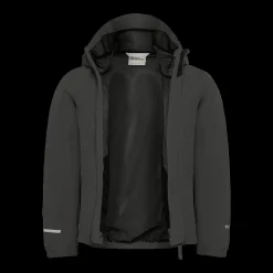 New Jack Wolfskin Jr Flaze Jacket - Børne Funktionsjakke Sort