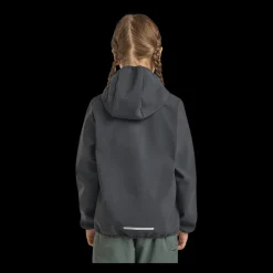 Online Jack Wolfskin Jr Fourwinds Jacket - Børne Softshell Jakke Sort