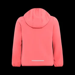 Clearance Jack Wolfskin Jr Fourwinds Jacket - Børne Softshell Jakke Pink